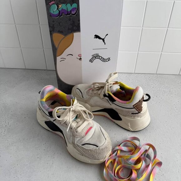 Squishmallow x Puma girls shoes size 4 youth - Picture 3 of 4